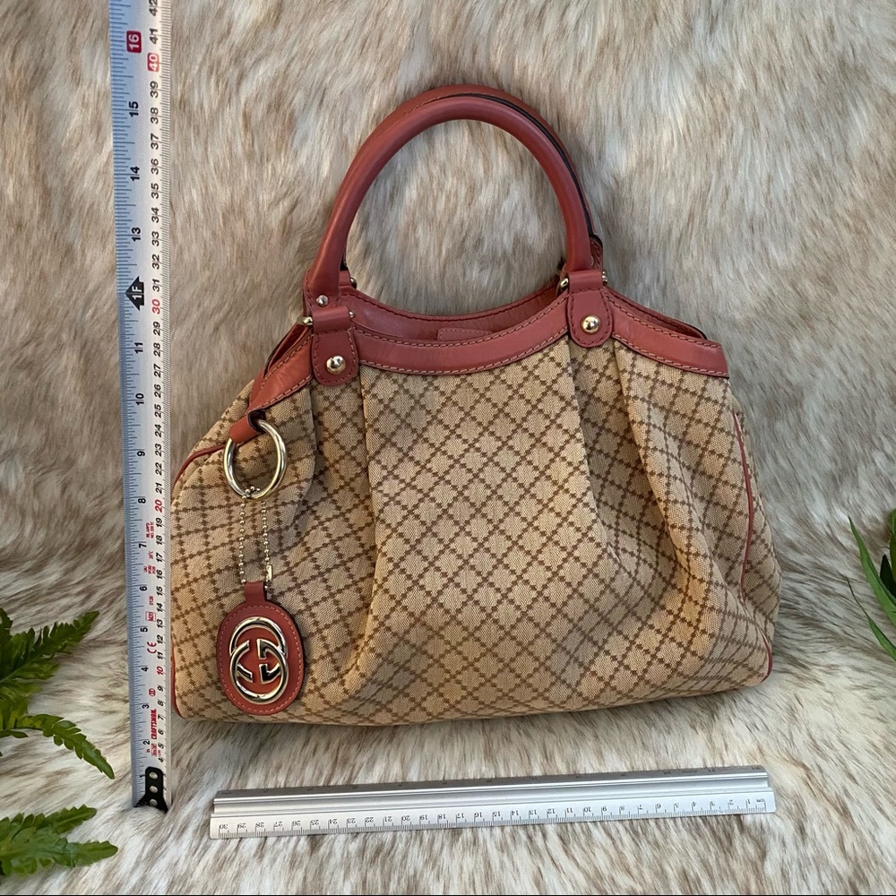 Gucci Vintage Sukey Diamanté Canvas Tote Bag - Picture 12 of 16